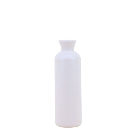Vase en céramique blanc 27cm élégant | Hashtag Déco