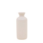 Vase en céramique blanc 20cm élégant | Hashtag Déco