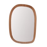 Miroir organique bois naturel 45x65cm | Hashtag Déco