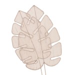 Set de 2 feuilles murales en tissu vert 27cm | Hashtag Déco