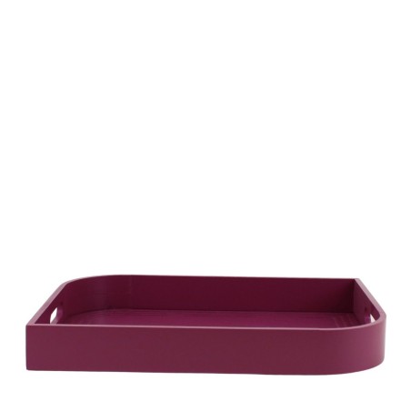 Plateau rose en bois 30x40cm, élégant et pratique | Hashtag Déco
