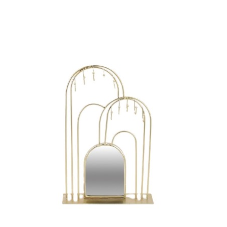 Porte bijoux arche métal doré 31x21cm | Hashtag Déco
