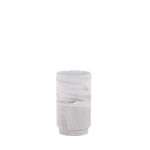 Vase en céramique marbre blanc 15cm | Hashtag Déco