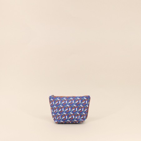 Trousse en coton bleue élégante et pratique | Hashtag Déco