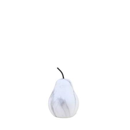 Objet déco poire marbre blanc 12cm | Hashtag Déco