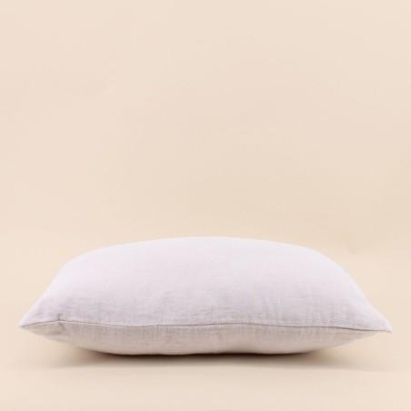 Coussin rectangulaire gris coton 40x60cm | Hashtag Déco