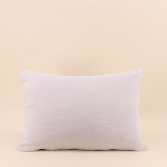 Coussin rectangulaire gris coton 40x60cm | Hashtag Déco