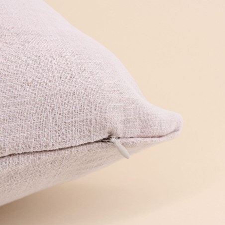 Coussin rectangulaire gris coton 40x60cm | Hashtag Déco