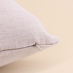 Coussin rectangulaire gris coton 40x60cm | Hashtag Déco