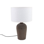 Lampe à poser effet pierre naturelle grise 52cm | Hashtag Déco