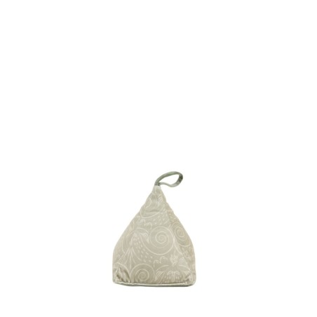 Cale porte en velours vert à motifs unique | Hashtag Déco