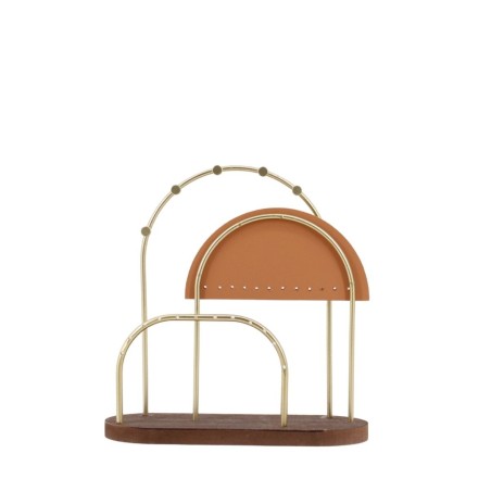 Porte bijoux arches en métal doré 20cm | Hashtag Déco