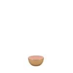 Coupelle ronde métal doré rose 10cm | Hashtag Déco