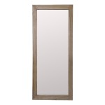 Miroir rectangulaire bois brut 177x77cm | Hashtag Déco