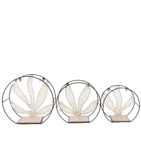 Set de 3 étagères murales en bois blanc | Hashtag Déco