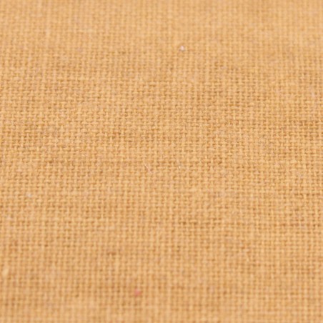 Coussin en velours brodé jaune 30x50cm | Hashtag Déco