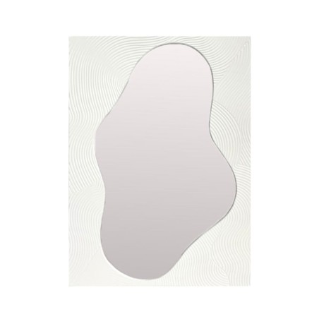 Miroir mural organique bois naturel 45x65cm | Hashtag Déco