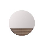 Miroir rond bois naturel 40cm | Hashtag Déco