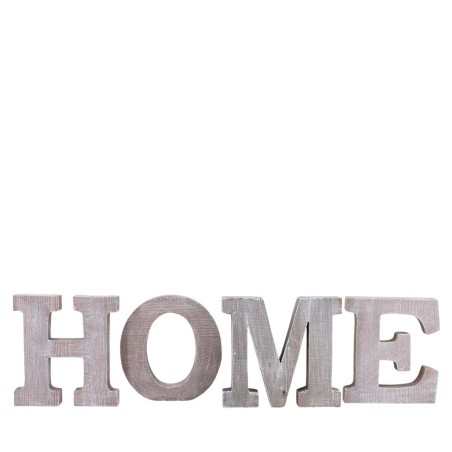 Mot déco "Home" 83cm bois blanc | Hashtag Déco
