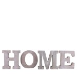 Mot déco "Home" 83cm bois blanc | Hashtag Déco