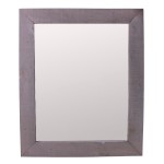 Miroir contour bois naturel 74x62 cm | Hashtag Déco
