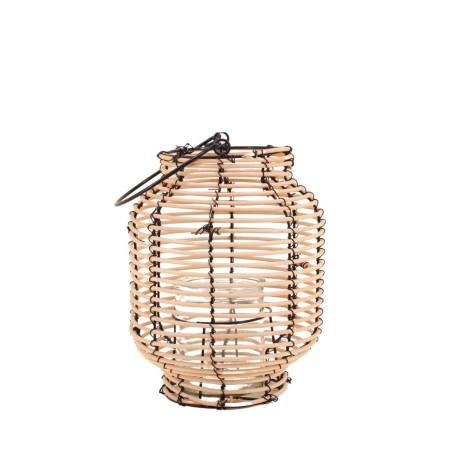Lanterne en rotin naturel 26cm | Hashtag Déco