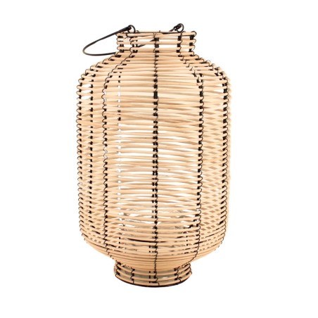 Lanterne en rotin naturel 46cm | Hashtag Déco