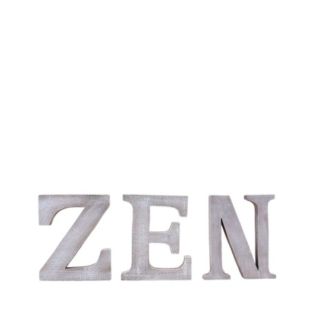 Lettre déco zen en bois naturel 49cm | Hashtag Déco