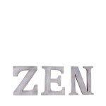 Lettre déco zen en bois naturel 49cm | Hashtag Déco