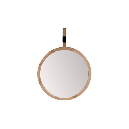 Miroir rond contour bois naturel 30x30cm | Hashtag Déco