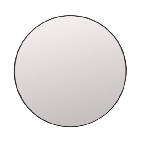 Miroir rond métal noir 80cm élégant | Hashtag Déco