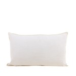 Coussin 30x40cm en tissu bleu | Hashtag Déco