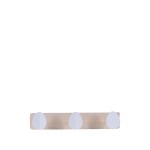 Porte manteau bois blanc 32cm, style élégant | Hashtag Déco