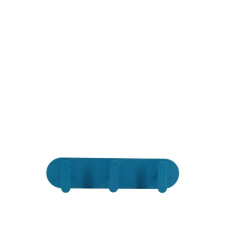 Patère 3 têtes métal noir 30cm | Hashtag Déco