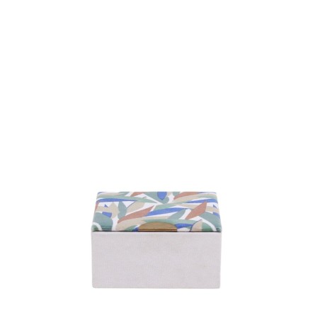 Boite à bijoux velours fleuri élégante | Hashtag Déco