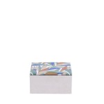 Boite à bijoux velours fleuri élégante | Hashtag Déco