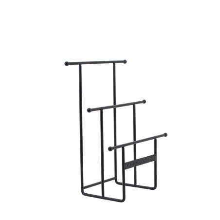 Porte bijoux métal argenté 30cm élégant | Hashtag Déco