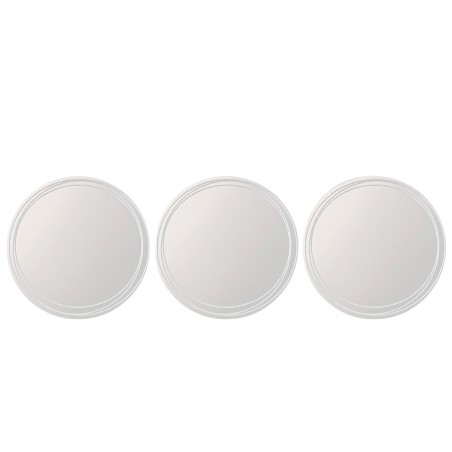 Lot de 3 miroirs ronds dorés en bois | Hashtag Déco