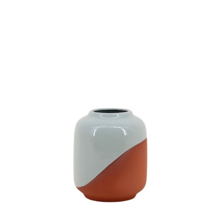 Vase bicolore 16cm en terracotta | Hashtag Déco