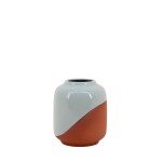 Vase bicolore 16cm en terracotta | Hashtag Déco