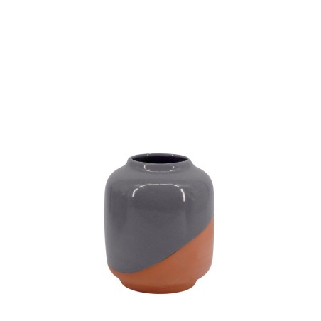 Vase bicolore 16cm en terracotta | Hashtag Déco