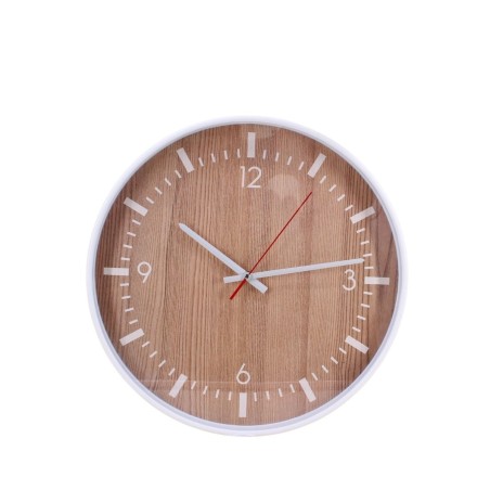 Horloge ronde en bois 40cm, élégance naturelle | Hashtag Déco