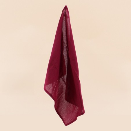 Lot de 3 torchons rouge, beige, blanc