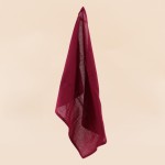 Lot de 3 torchons rouge, beige, blanc