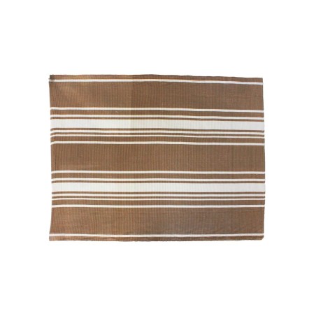 Tapis rayé coton gris et blanc 120x160cm | Hashtag Déco