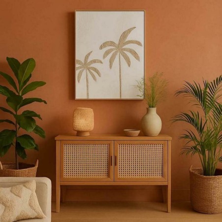 Toile décorative palmier 50x70cm