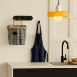 Patère 3 têtes métal noir 30cm | Hashtag Déco