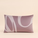 Coussin en velours zébré rose 40x60cm chic | Hashtag