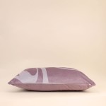 Coussin en velours zébré rose 40x60cm chic | Hashtag