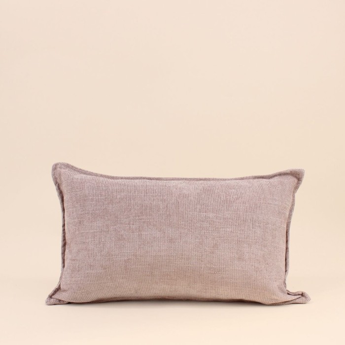 Coussin rectangulaire 30x50cm en lin beige | Hashtag Déco